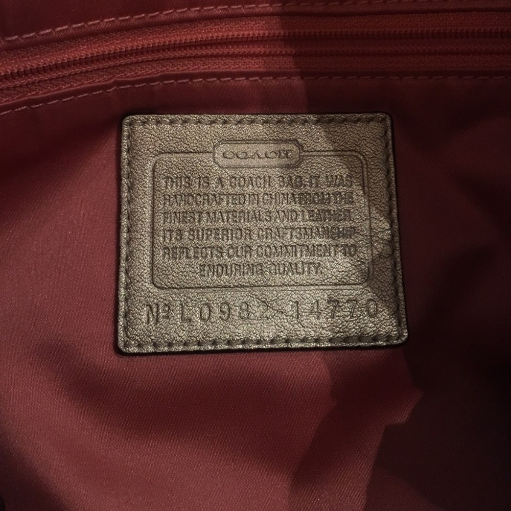 Coach Kristin Metallic Python 14770 - image 7